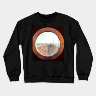 See Through Crewneck Sweatshirt